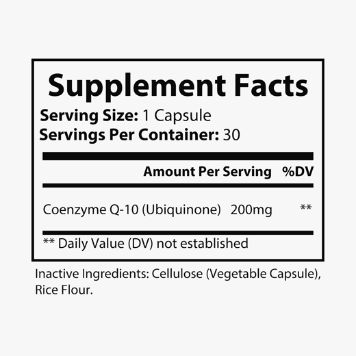 Puravi USA - CoQ10 (Ubiquinone) (30 Capsules)