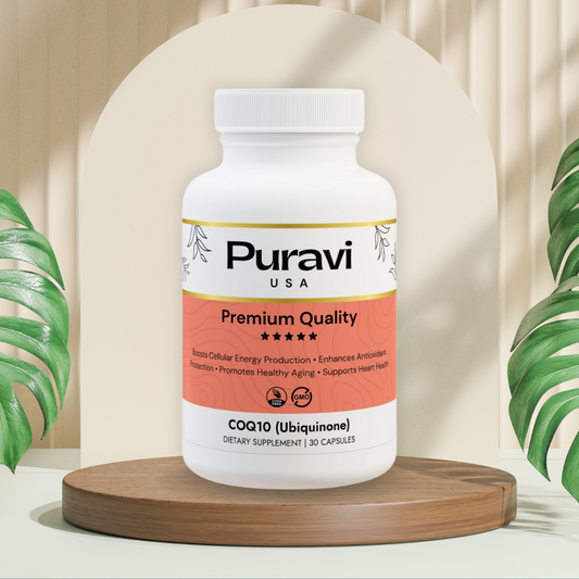 Puravi USA - CoQ10 (Ubiquinone) (30 Capsules)