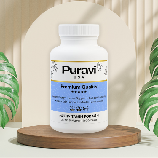 Puravi USA - Multivitamin for Men (60 Capsules)