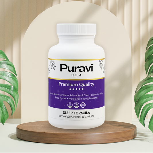 Puravi USA - Sleep Supplement (60 Capsules)