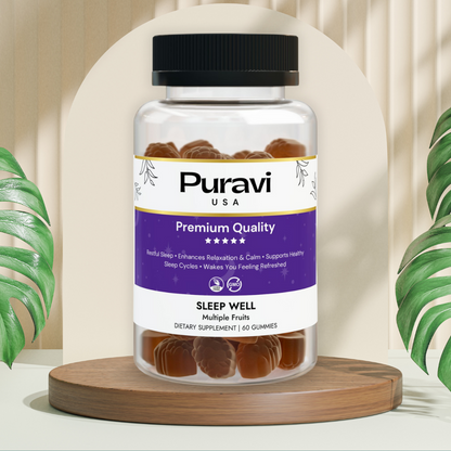 Puravi USA - Sleep Well Gummies (60 Gummies)